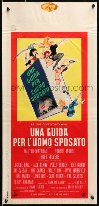 1f908 GUIDE FOR THE MARRIED MAN Italian locandina 1967 written by America's most famous swingers!