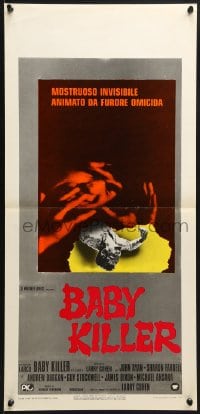 1f916 IT'S ALIVE Italian locandina 1975 Larry Cohen horror, cool different image, Baby Killer!
