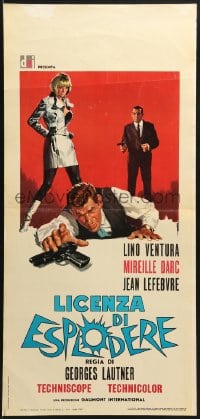 1f922 LET'S NOT GET ANGRY Italian locandina 1967 Lino Ventura, sexy Mireille Darc by De Seta!