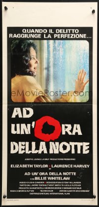 1f931 NIGHT WATCH Italian locandina 1973 Laurence Harvey, Billie Whitelaw, scared Elizabeth Taylor!