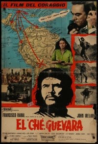 1f957 EL CHE GUEVARA Italian 26x39 pbusta 1968 Paolo Heusch, Francisco Rabal as El Che Guevara!