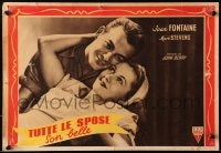 1f994 FROM THIS DAY FORWARD Italian 13x19 pbusta 1947 Joan Fontaine works days, Stevens nights!