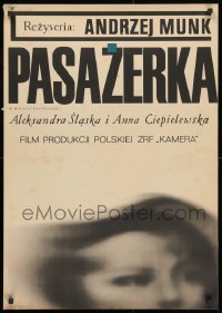 1f397 PASSENGER Polish 23x33 1963 Andrzej Munk's Pasazerka, artwork by Leszek Holdanowicz!