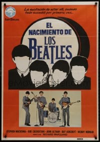 1f662 BIRTH OF THE BEATLES Spanish 1980 re-creation of the origin of John, Paul, George & Ringo!