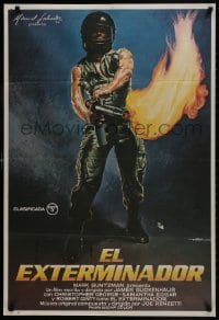 1f684 EXTERMINATOR Spanish 1981 Robert Ginty is the man they pushed too far!