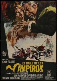 1f685 FEARLESS VAMPIRE KILLERS Spanish 1968 Roman Polanski, great wacky horror art by Carlos Escobar!