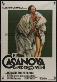 1f686 FELLINI'S CASANOVA Spanish 1978 Il Casanova di Federico Fellini, different sexy art!