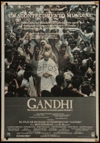 1f691 GANDHI Spanish 1983 Ben Kingsley as The Mahatma, directed by Richard Attenborough!