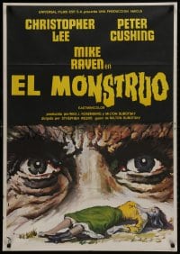 1f706 I, MONSTER Spanish 1972 Christopher Lee, Peter Cushing, Dr. Jekyll & Mr. Hyde, cool art!