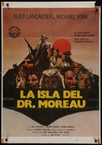 1f708 ISLAND OF DR. MOREAU Spanish 1977 Michael York, Burt Lancaster, images of monsters!