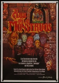 1f719 MONSTER CLUB Spanish 1983 Vincent Price, Roy Ward Baker, artwork of wacky monsters!