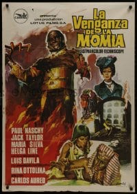 1f720 MUMMY'S REVENGE Spanish 1973 La venganza de la momia, Paul Naschy, horror!