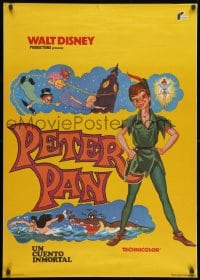 1f729 PETER PAN Spanish R1977 Walt Disney animated cartoon fantasy classic, cool art!