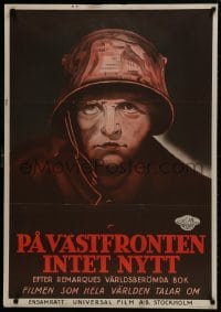 1f038 ALL QUIET ON THE WESTERN FRONT Swedish 1930 Lew Ayres in a story of blood, guts and tears!