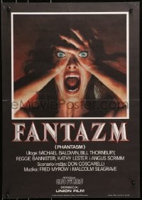 1f182 PHANTASM Yugoslavian 19x27 1980 if this one doesn't scare you, you're already dead, cool!