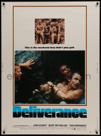 1g044 DELIVERANCE 30x40 1972 Jon Voight, Burt Reynolds, Ned Beatty, John Boorman classic!
