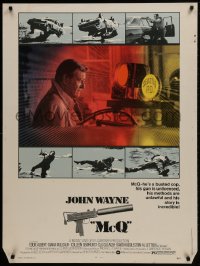 1g080 McQ 30x40 1974 John Sturges, John Wayne is a busted cop with an unlicensed gun!