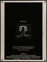1g095 POLTERGEIST style B 30x40 1982 Tobe Hooper & Steven Spielberg, the first real ghost story!