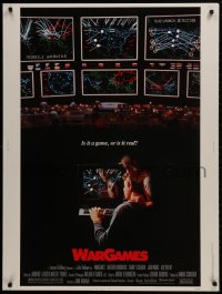 1g135 WARGAMES 30x40 1983 teen Matthew Broderick plays video games to start World War III!
