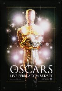 1g152 80TH ANNUAL ACADEMY AWARDS 1sh 2007 cool stylized art of the Oscar statute and lights!