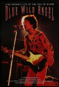1g252 BLUE WILD ANGEL 1sh 2002 Jimi Hendrix live at the Isle Of Wight, rock 'n' roll!
