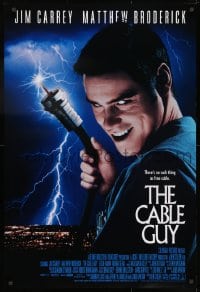 1g268 CABLE GUY DS 1sh 1996 Jim Carrey, Matthew Broderick, directed by Ben Stiller!