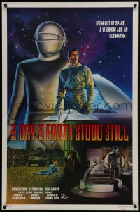 1g319 DAY THE EARTH STOOD STILL Kilian 1sh R1994 Robert Wise sci-fi, art by Robert Rodriguez!