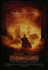 1g367 ENEMY AT THE GATES advance DS 1sh 2001 Jude Law, Joseph Fiennes, Ed Harris, WWII!