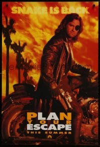 1g372 ESCAPE FROM L.A. teaser DS 1sh 1996 John Carpenter, Kurt Russell returns as Snake Plissken!