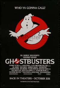 1g407 GHOSTBUSTERS advance DS 1sh R2011 Murray, Aykroyd & Harold Ramis are here to save the world!