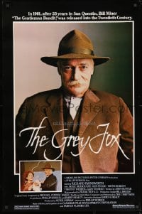 1g442 GREY FOX heavy stock 1sh 1983 Richard Farnsworth as gentleman bandit, western!