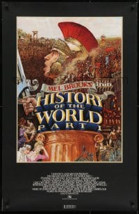 1g468 HISTORY OF THE WORLD PART I studio style 1sh 1981 Brooks by John Alvin, estate of Dom DeLuise!
