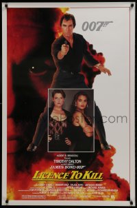 1g575 LICENCE TO KILL 1sh 1989 Timothy Dalton as James Bond, sexy Carey Lowell & Talisa Soto!