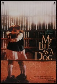 1g642 MY LIFE AS A DOG 1sh 1987 Lasse Hallstrom's Mitt liv som hund, cute image of kids!