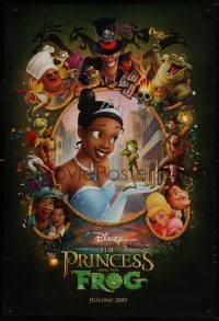 1g702 PRINCESS & THE FROG advance DS 1sh 2009 art of bayou characters on green background!