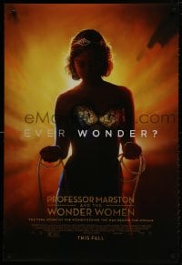 1g706 PROFESSOR MARSTON & THE WONDER WOMEN advance DS 1sh 2017 Wonder Woman, Bella Heathcote!