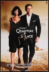1g710 QUANTUM OF SOLACE advance 1sh 2008 Daniel Craig as James Bond, sexy Olga Kurylenko!
