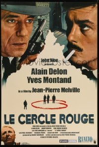 1g726 RED CIRCLE 1sh R2003 Jean-Pierre Melville's Le Cercle Rouge, Alain Delon, cool images!