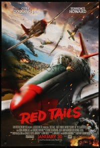 1g729 RED TAILS style A advance DS 1sh 2012 Cuba Gooding Jr & Terence Howard as WWII fighter pilots!