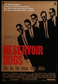1g733 RESERVOIR DOGS 1sh 1992 Quentin Tarantino classic, Keitel, Buscemi, Madsen & Tim Roth!