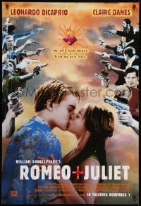 1g754 ROMEO & JULIET style A advance 1sh 1996 Leonardo DiCaprio & Claire Danes!