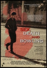 1g778 SEX, DEATH AND BOWLING 1sh 2015 Adrian Grenier, sometimes coming home... means going back!