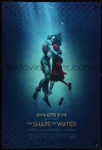 1g781 SHAPE OF WATER style B int'l DS 1sh 2017 Guillermo del Toro, Doug Jones as the Amphibian Man!