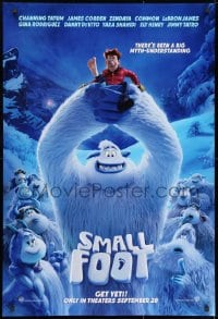 1g809 SMALL FOOT advance DS 1sh 2018 Abominable Snowman, there's a myth-understanding, get Yeti!