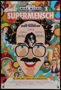 1g874 SUPERMENSCH: THE LEGEND OF SHEP GORDON DS 1sh 2014 Mike Myers documentary!