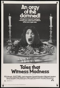 1g879 TALES THAT WITNESS MADNESS 1sh 1973 wacky screaming head on food platter horror image!