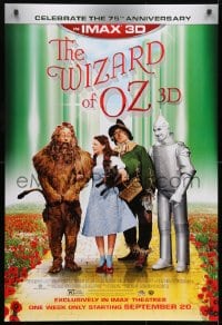 1g976 WIZARD OF OZ advance DS 1sh R2013 Victor Fleming, Judy Garland all-time classic, rated PG!