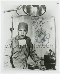 1h870 CHAD EVERETT signed 8x10 REPRO still 1980s as Dr. Joe Gannon in TV's Medical Center!