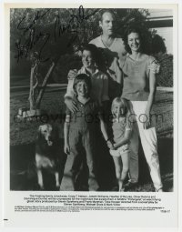 1h320 CRAIG T. NELSON signed 8x10.25 still 1982 posed portrait with his family in Poltergeist!