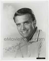 1h338 ED NELSON signed TV 8.25x10 still 1960s head & shoulders smiling portrait from Peyton Place!